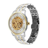 Titan Golden Heart Skeletal Men's Automatic Analog with Silver Dial Dual-Tone Stainless Steel Strap Watch 90110BM01