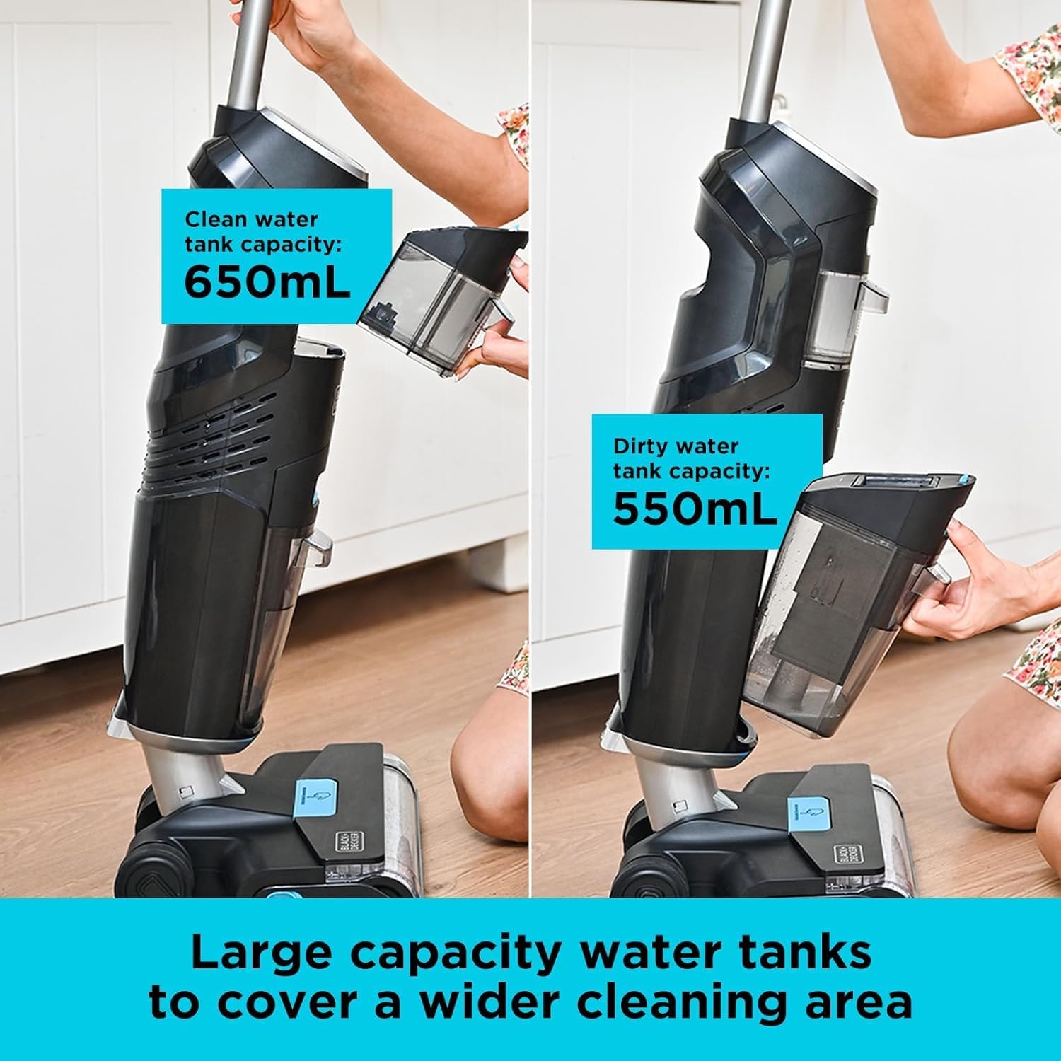 Black & Decker 2 in 1 Wet & Dry Stick Vacuum, VW252BR