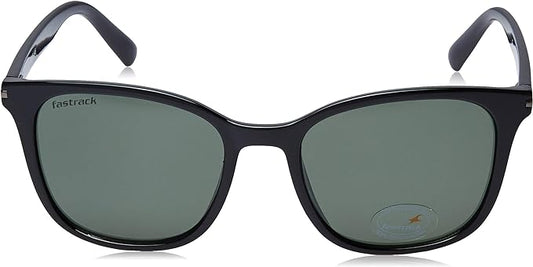 Fastrack Men's Square Sunglasses, Green Lens, UV protected, P418GR1