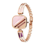 Titan Raga Women's Watch Mother of Pearl Dial with Rose Gold Stainless Steel Band, 95192WM01