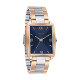 Sonata Men's Watch Analog Blue Dial With Stainless Steel Band, 7143KM01