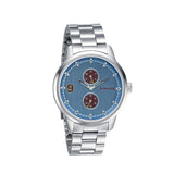 Sonata Men's Watch Analog Blue Dial With Stainless Steel Band, 7139SM03