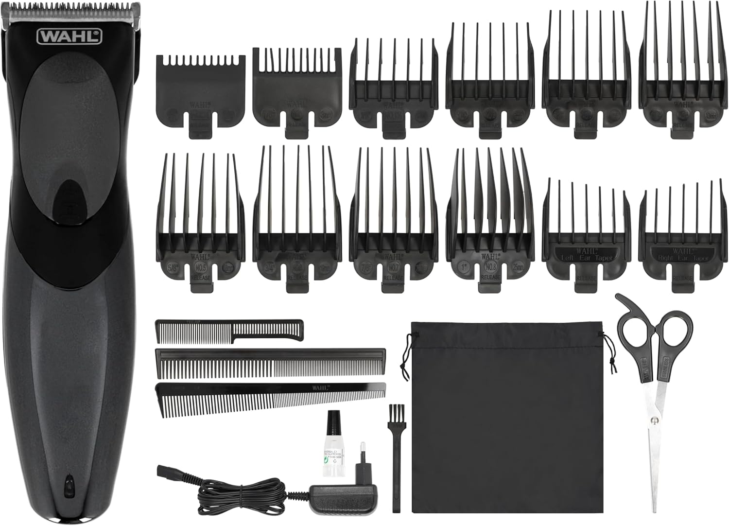 Wahl Haircut & Beard Clipper, 09639-827 Corded Grooming Kit for Men Wahl grooming product