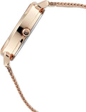 Titan Sparkle Women's Analog Watch Beige Dial With Rosegold Stainless Steel Mesh Band, 2569WM04