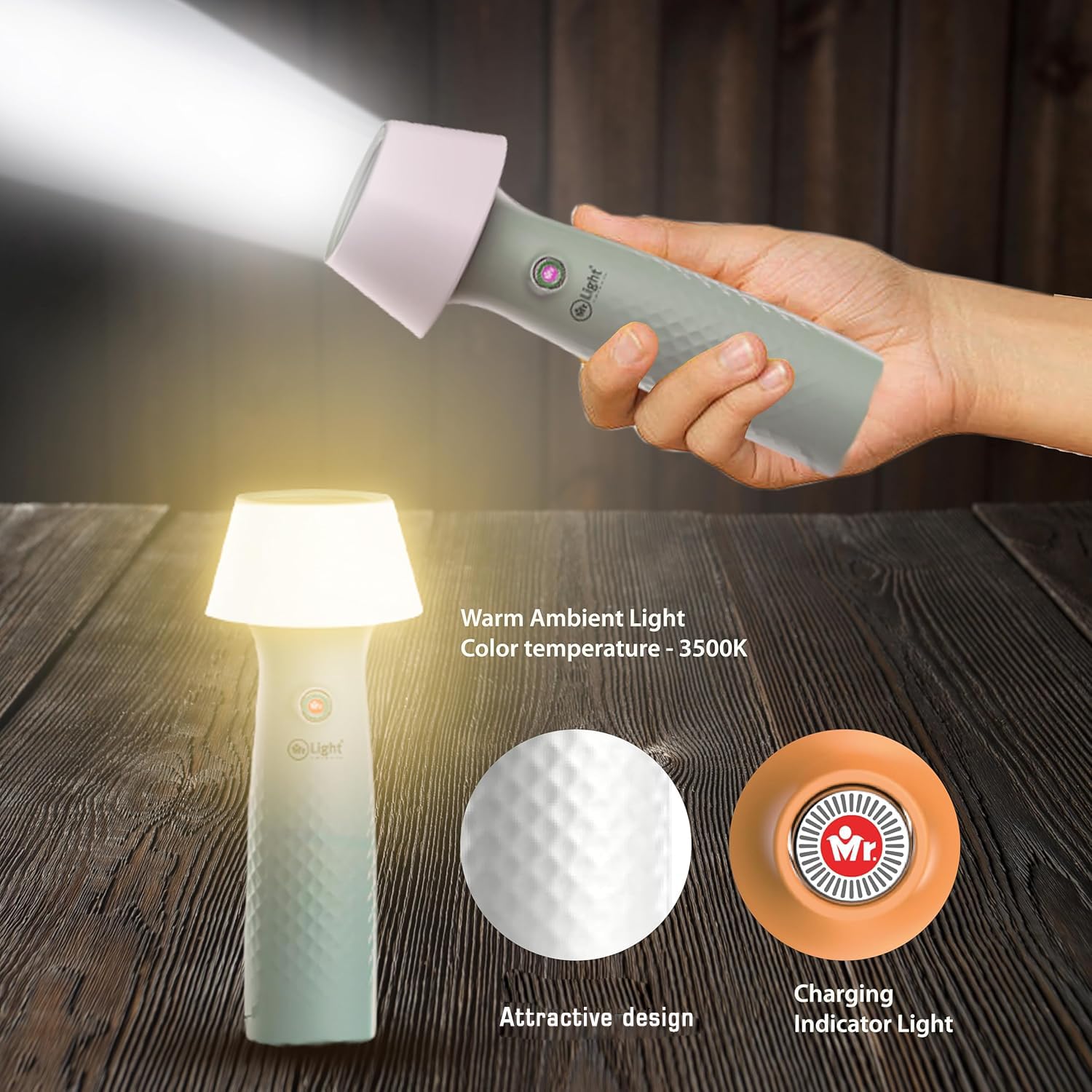 Mr.Light Rechargeable FlashLight, MRGD007