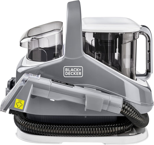 Black+Decker 3 in 1 Spot Cleaner with Steam,1350W, BHSC1350CHS Steam Cleaner BL-BHSC1350CHS