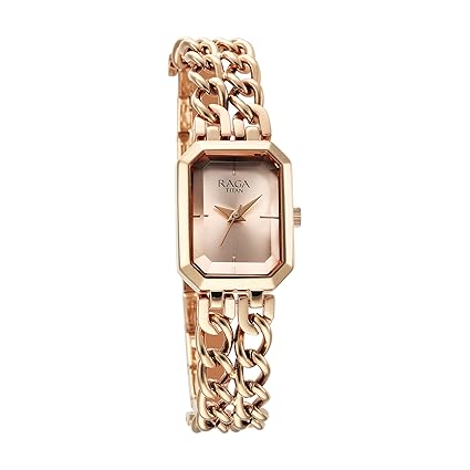 Titan, Men's, Analog Watch, Gold Dial, with Stainless Steel Band, TI-95283WM01
