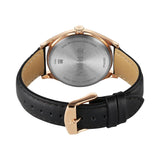 Titan, Men's, Analog Watch, Black Dial, with Leather Band, TI-1802WL02