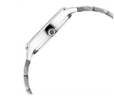 Titan Workwear Women's Watch Analog Silver Dial With Silver Stainless Steel Band, 2617SM02
