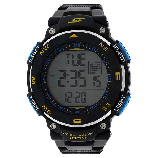 Sonata, Men, Digital, Watch, Plastic Strap, 77011PP03