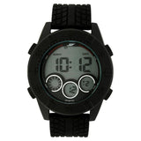 Sonata Men's Digital Watch With Black Plastic Strap, 77038PP04