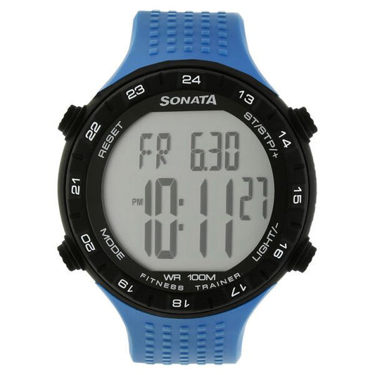 Sonata, Men, Digital, Watch, Plastic Strap, 77040PP03
