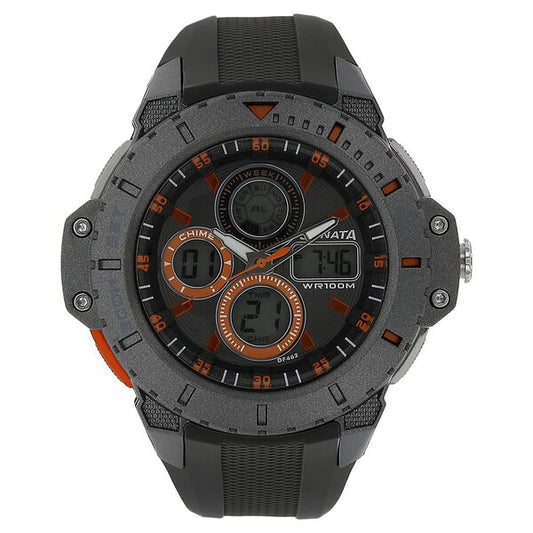 Sonata, Men, Digital, Watch, Plastic Strap, 77044PP04