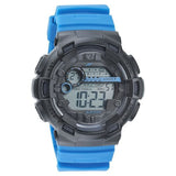 Sonata Men's Digital Watch With Blue Plastic Strap, 77053PP09