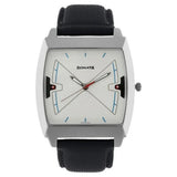 Sonata, Men, Analog, Watch, Silver Dial, Leather Strap, 77064SL02