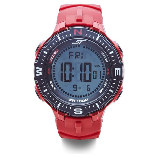 Sonata, Men, Digital, Watch, Plastic Strap, 77095PP03