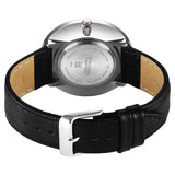 Sonata Ascent Quartz Analog Men's Watch With White Dial and Black Leather Strap,77152SL01