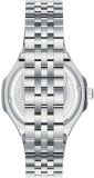 Lee Cooper Men's Date Analog Watch with Red To Black Dial and Stainless Steel Band, LC08395.380