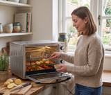 Zen 100 Litres Double Glass Toaster Oven with Rotisserie, ZE-ZTRO100SS