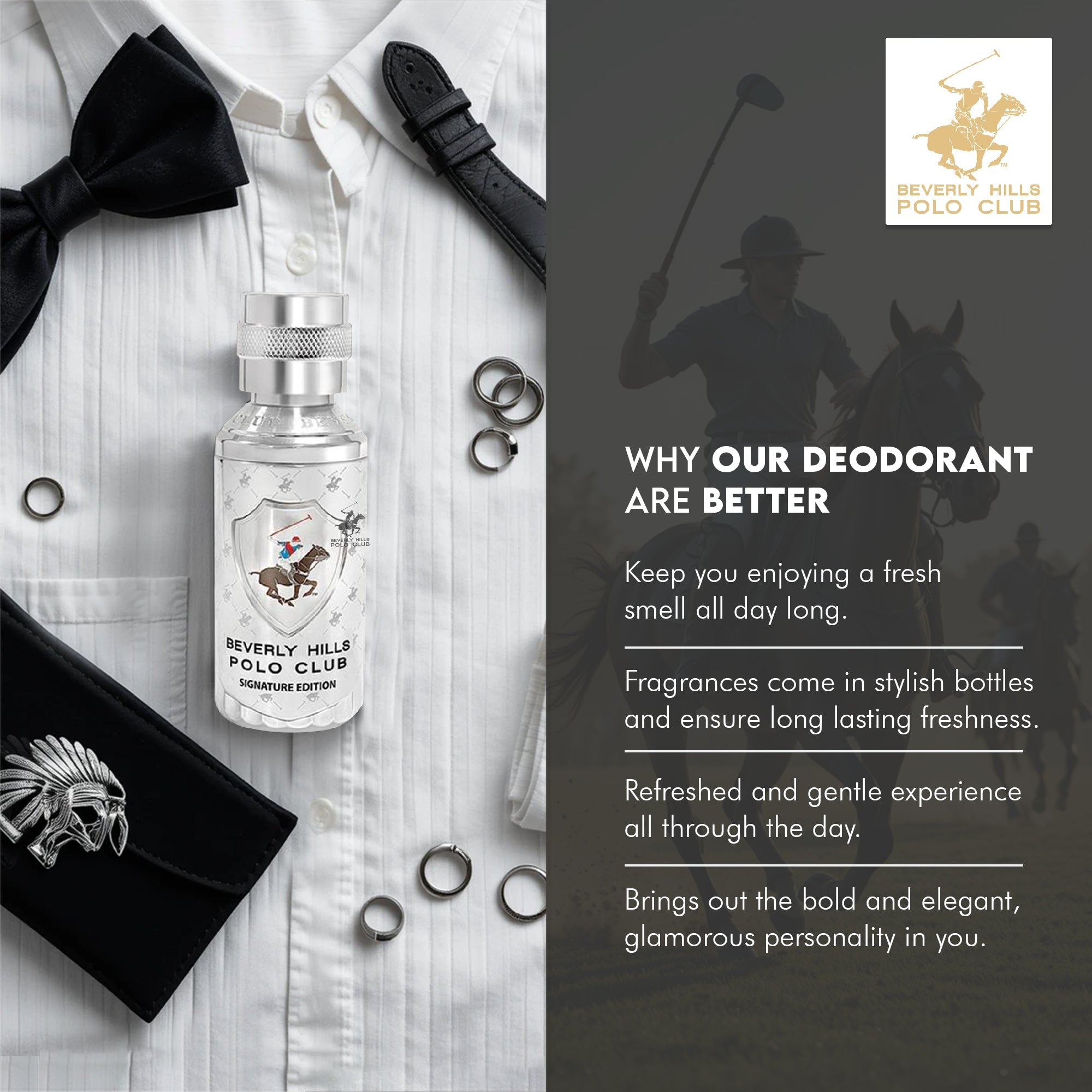 Beverly Hills Polo Club Prestige Silver Signature Edition EDP 100ml, BHPC6023S