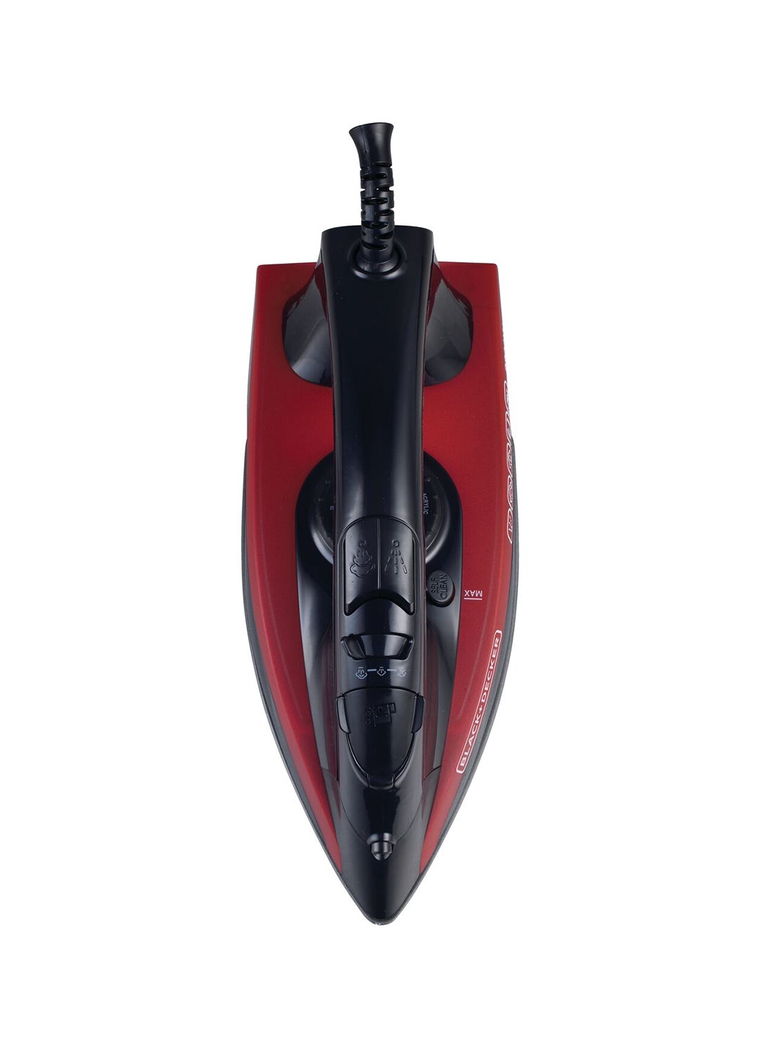 Black+Decker, 2200W Steam Iron with Non Stick Sole Plate, X2200 Black+Decker X2200
