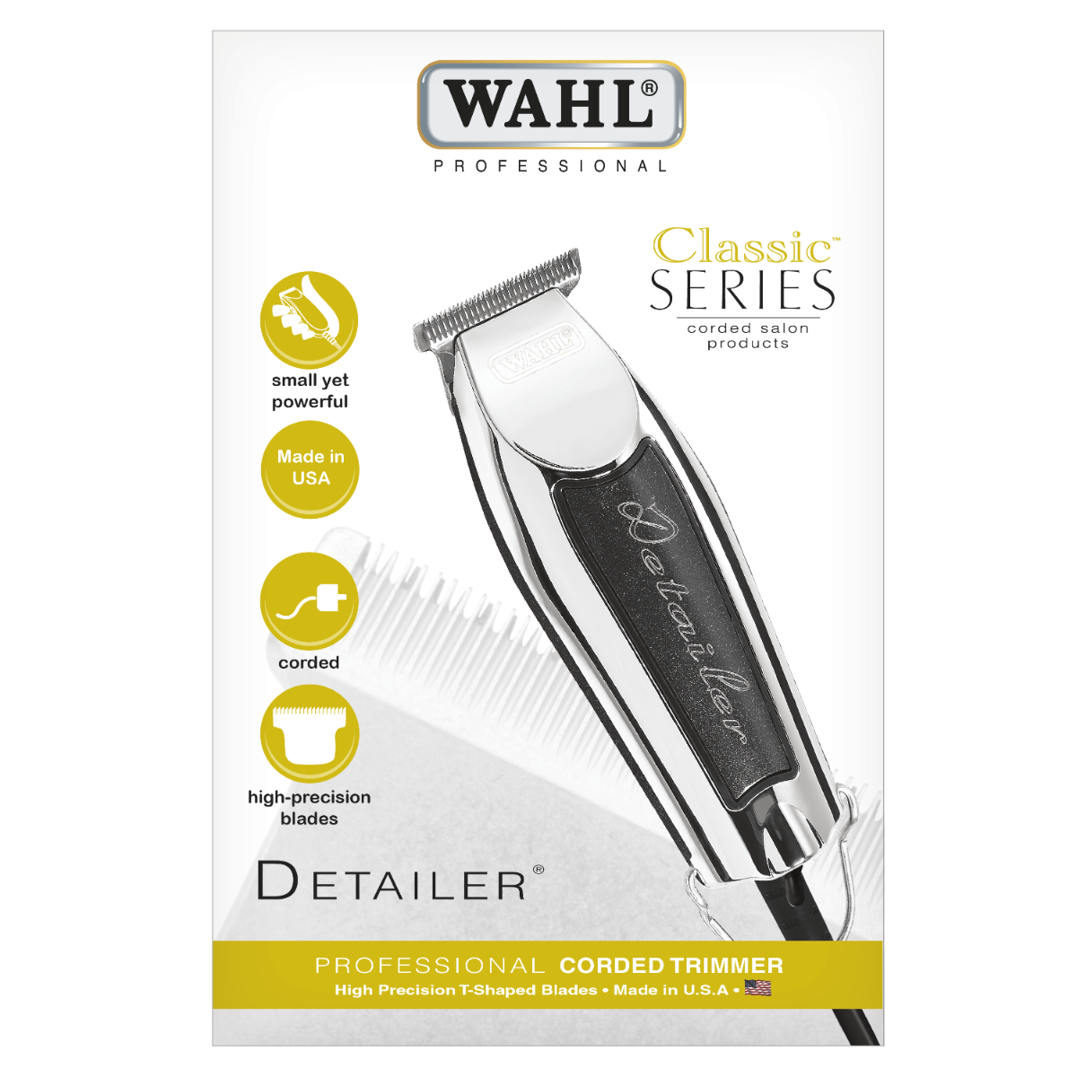 Wahl Detailer Corded Professional Hair Trimmer – 08081-526H |