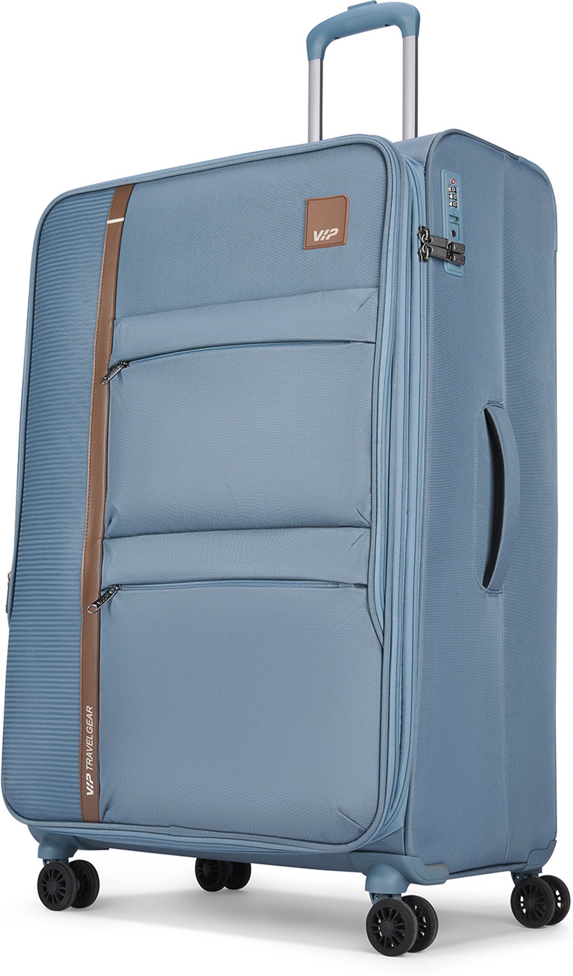 VIP 82cm, Soft Case Trolley, Smoke Blue, GRANDE82SMB Large check-in size luggage