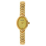 Sonata Women's Watch Analog Champagne Dial With Golden Stainless Steel Band, 8107YM02