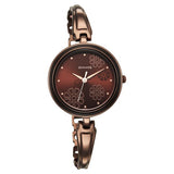 Sonata SO-8166QM01 brown dial women watch