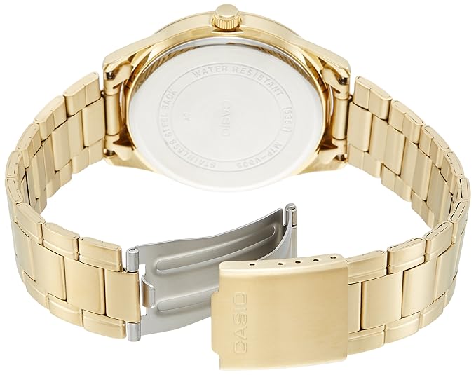 Casio Women's Watch Analog, White Dial Gold Stainless Steel Strap, LTP-V005G-7AUDF product image