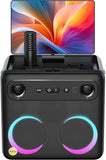 Ikarao Karaoke Machine for Adults, with Lyrics Display, 64GB Karaoke Tablet, 2 Wireless Microphone, IK-BREAKX2