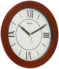 Casio, Wall Clock, Analog White Dial, IQ-126-5BDF