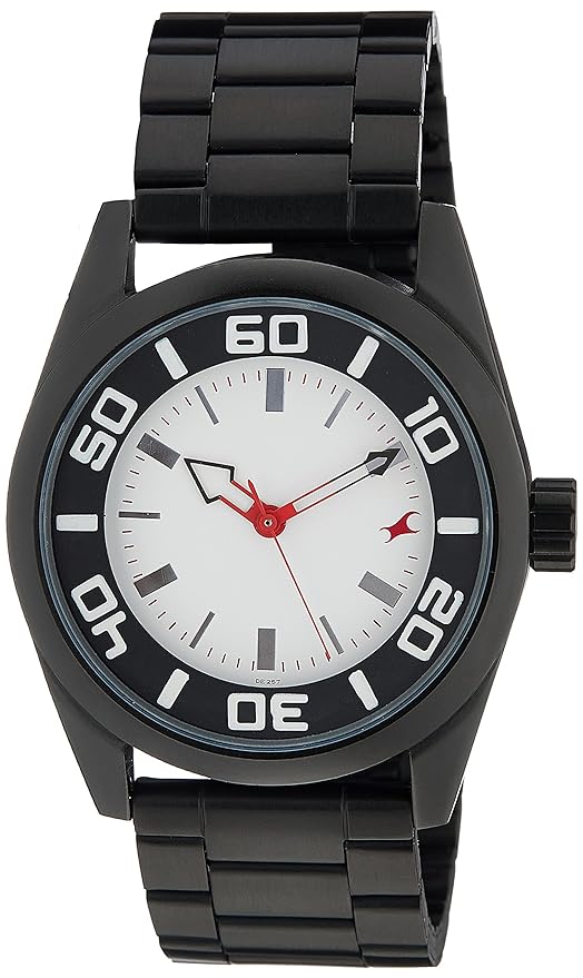Fastrack, Men's, Analog Watch, Black Dial, with Stainless Steel Band, FA-3126NM01