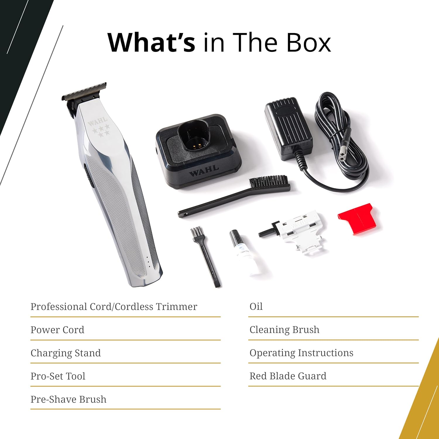 Wahl Hi-Viz Professional Cordless Trimmer, 3023703 Wahl grooming product