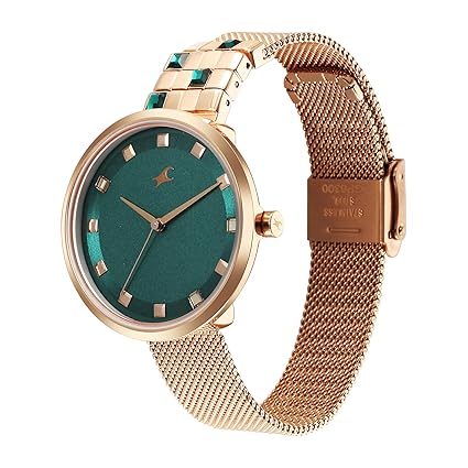 Fastrack, Men's, Analog Watch, Gold Dial, with Stainless Steel Band, FA-6300WM02