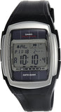 Casio, Men’s Watch Digital, Grey Dial Black Silicone Band, DB-E30-1AVDF