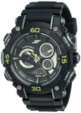 Sonata Men's Digital Watch With Black Plastic Strap, 77070PP04