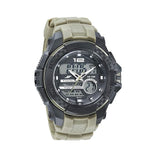 Sonata Men's Digital Watch With Green Plastic Strap, 77027PP06