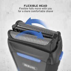 Wahl Groomsman Wet & Dry Waterproof Electric Shaver, 07063-027