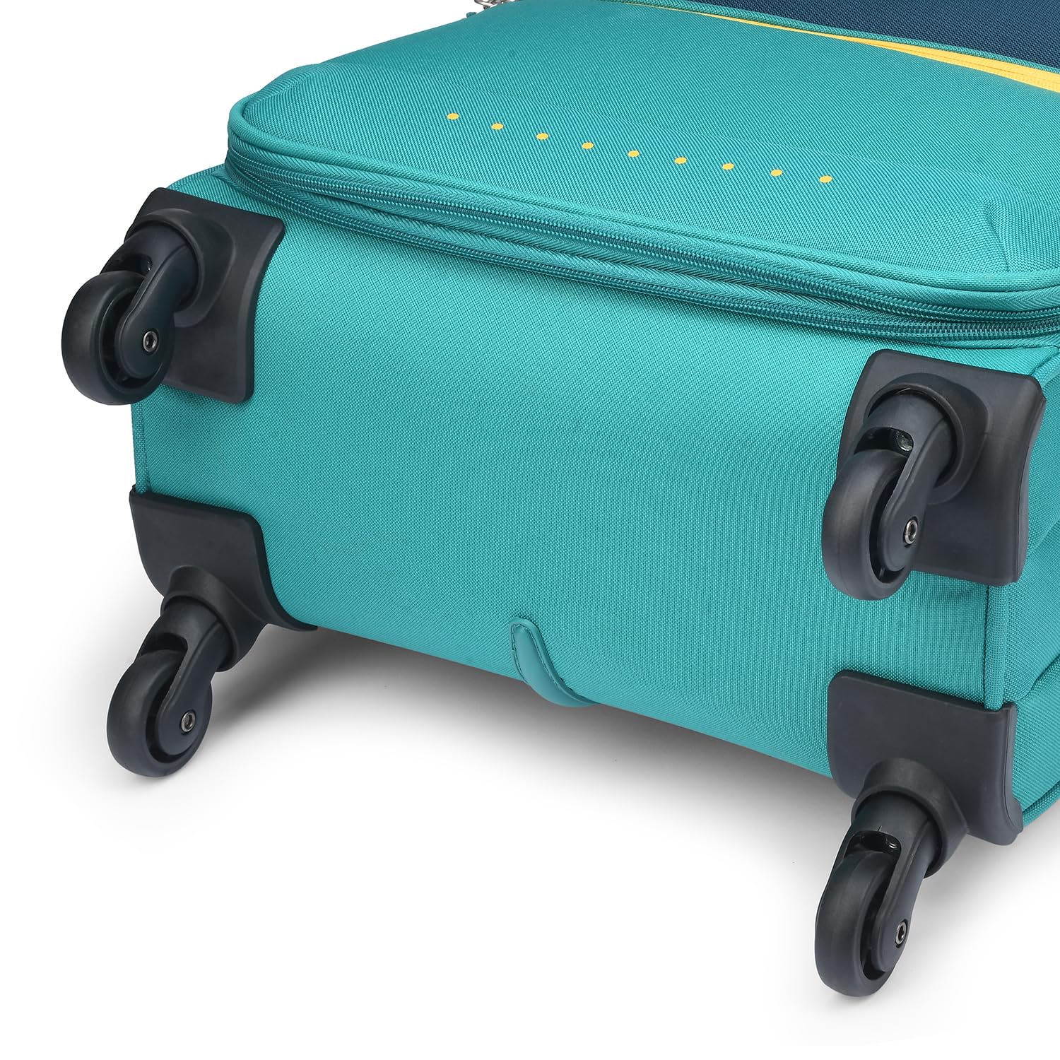 VIP Evolve Plus 55cm 4 Wheel Soft Trolley Teal Blue, EVOLVEPLUS55BLU
