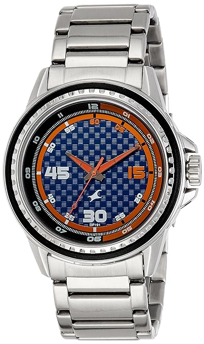 Fastrack, Men's, Analog Watch, Blue Dial, with Stainless Steel Band, FA-3142SM02