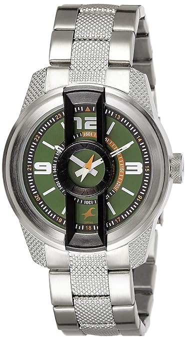 Fastrack, Men's, Analog Watch, Silver Dial, with Stainless Steel Band, FA-3152KM02