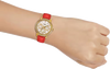 Casio, Women's Watch Analog, White Dial Red Leather Band, LTP-2087GL-4AVD product image