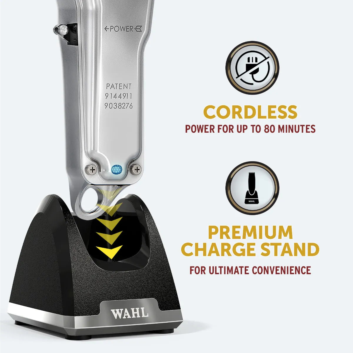 Wahl Cordless Senior Clipper – Metal Edition 8504L1 | Professional Heavy-Duty Clipper