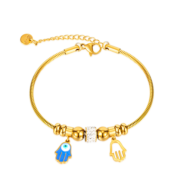 Lee Cooper Women's Bracelet - Gold/Blue