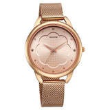 Sonata Women's Watch Analog Rose Gold Dial With Rose Gold Stainless Steel Band, 87051WM02