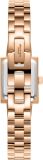 Lee Cooper Women's Analog Watch with White Mother Of Pearl Dial and Rose Gold Stainless Steel Band, LC08385.420