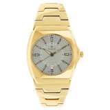Titan Men's Regalia Watch Analog White Dial With Gold Stainless Steel Band, 90021YM03