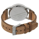 Titan Men's Watch Analog Black Dial With Brown Leather Strap, 90026SL01