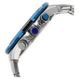 Titan Octane Quartz Chronograph Men's Watch with Blue Dial and Stainless Steel Strap, 90044KM03